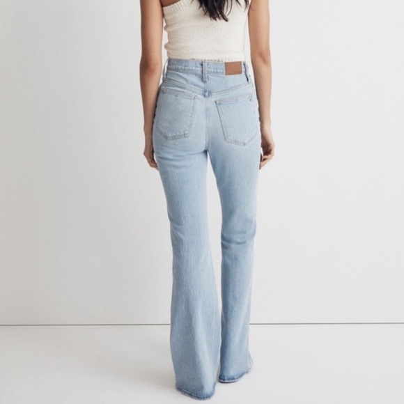 Madewell The Perfect Vintage Flare Jeans Size 27 Heritage Stretch Blue Denim - Picture 7 of 16
